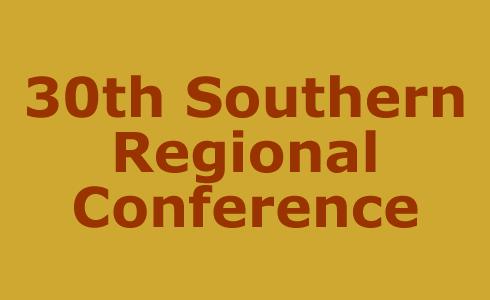 30th Southern Regional Conference