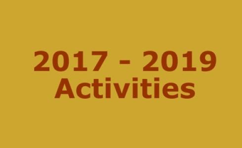 2017 - 2019 Activities